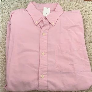 Pink, linen, dress shirt